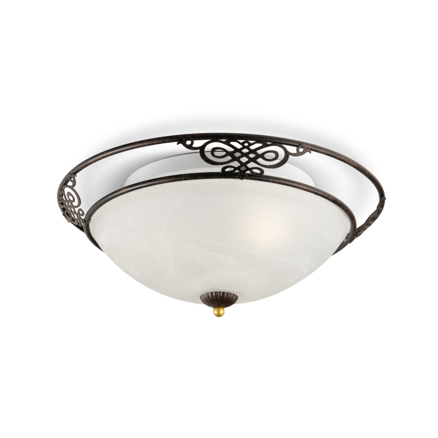 BRILAGI - Plafonnier FRESCO 2xE27/40W/230V Ø 43 cm brun