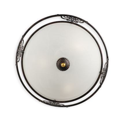 BRILAGI - Plafonnier FRESCO 2xE27/40W/230V Ø 43 cm brun