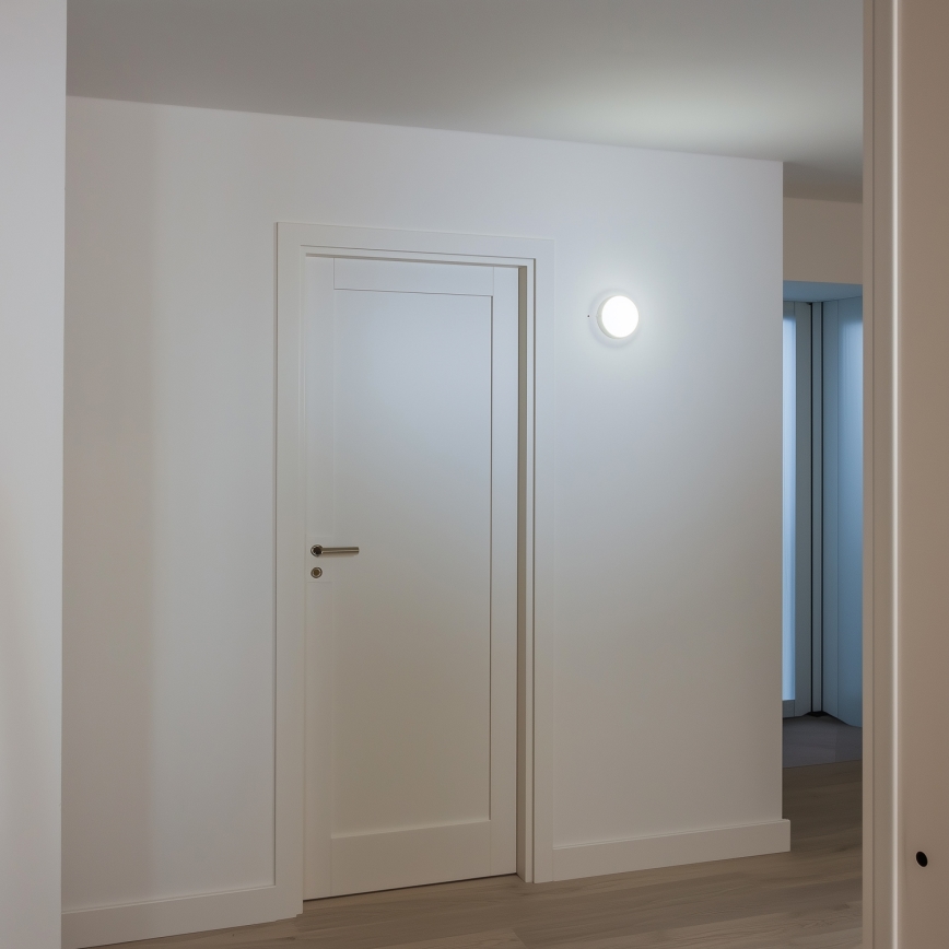 Brilagi - Plafonnier industriel LED SIMA LED/12W/230V IP65 blanc