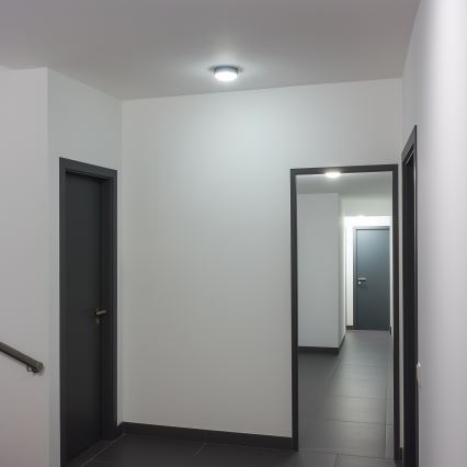 Brilagi - Plafonnier industriel LED SIMA LED/12W/230V IP65 noir