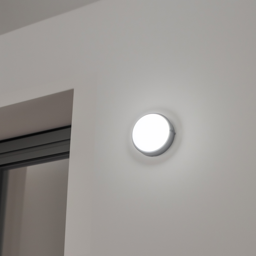 Brilagi - Plafonnier industriel LED SIMA LED/12W/230V IP65 noir