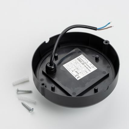 Brilagi - Plafonnier industriel LED SIMA LED/12W/230V IP65 noir
