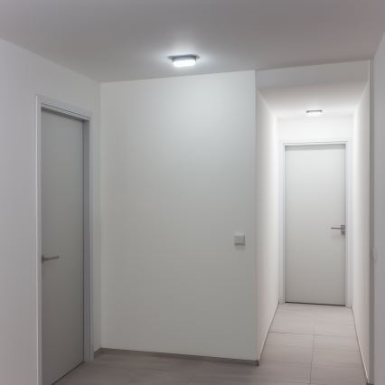 Brilagi - Plafonnier industriel LED SIMA LED/12W/230V IP65 noir