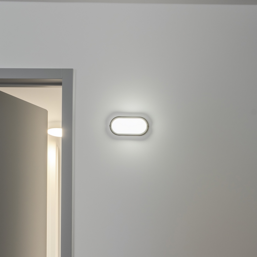 Brilagi - Plafonnier industriel LED SIMA LED/12W/230V IP65 noir
