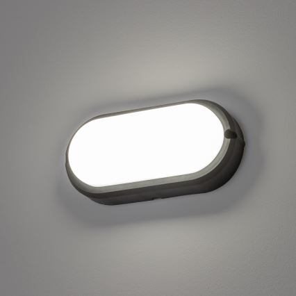 Brilagi - Plafonnier industriel LED SIMA LED/12W/230V IP65 noir
