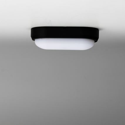 Brilagi - Plafonnier industriel LED SIMA LED/12W/230V IP65 noir