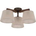 Brilagi - Plafonnier LATTE 3xE27/60W/230V pin/beige