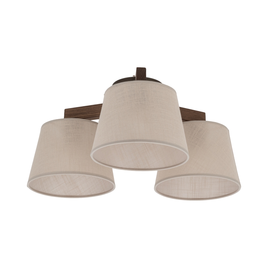 Brilagi - Plafonnier LATTE 3xE27/60W/230V pin/beige