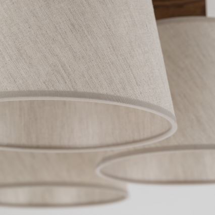 Brilagi - Plafonnier LATTE 5xE27/15W/230V pin/crème