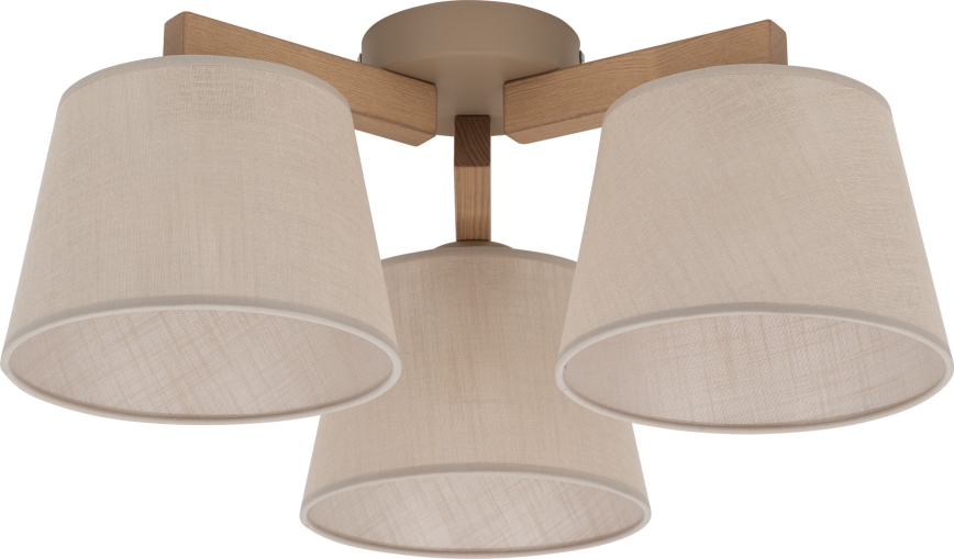 Brilagi - Plafonnier LATTE SABIA 3xE27/60W/230V pin/beige