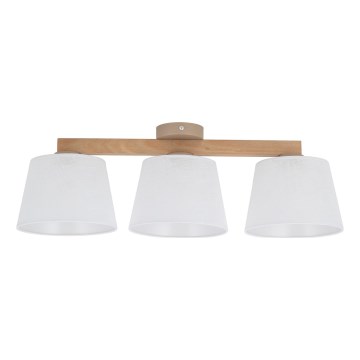 Brilagi - Plafonnier LATTE SABIA 3xE27/60W/230V pin/blanc