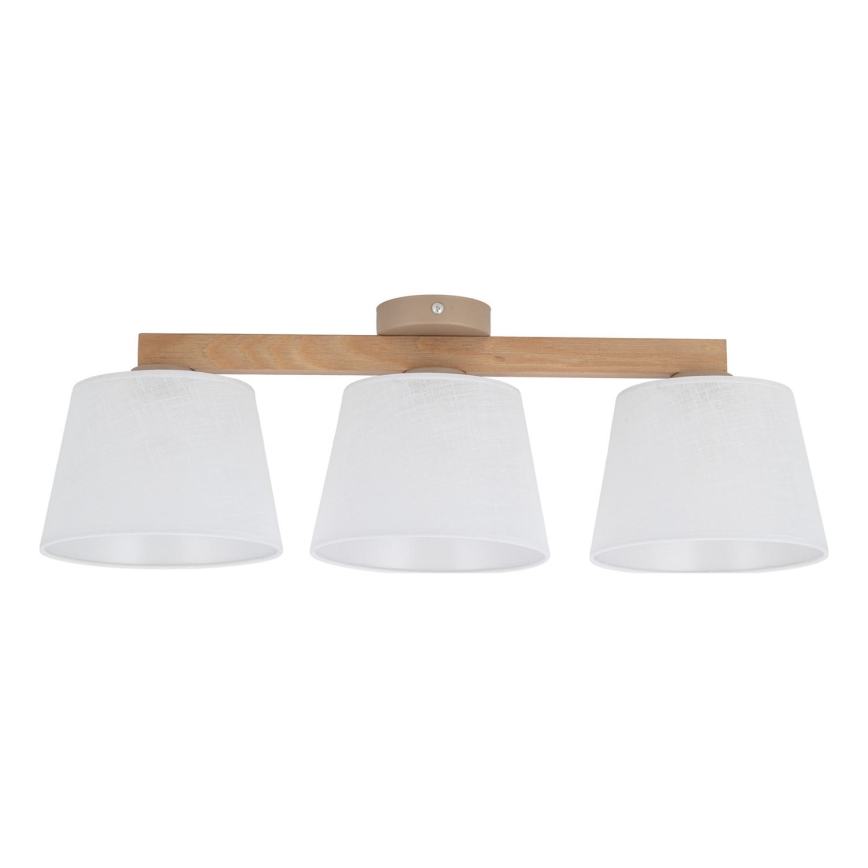 Brilagi - Plafonnier LATTE SABIA 3xE27/60W/230V pin/blanc