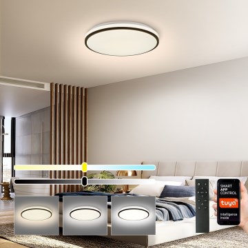 Brilagi - Plafonnier LED/24W/230V Ø 38 cm 3000-6000K Wi-Fi Tuya Beacon + télécommande