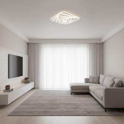 Brilagi - Plafonnier LED dimmable MODERN LED/210W/230V 3000-6000K 55x55 cm + télécommande