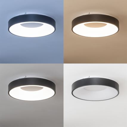 Brilagi - Plafonnier LED dimmable FALCON II LED/67W/230V 3000-6500K Ø 40 cm noir + télécommande