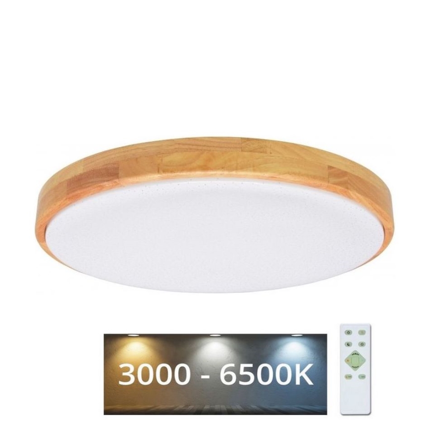 Brilagi - Plafonnier LED à intensité variable PINE  LED/24W/230V + télécommande