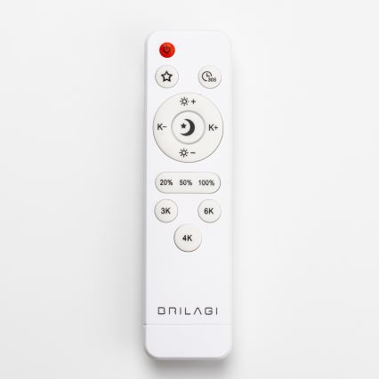 Brilagi - Plafonnier LED à intensité variable PINE  LED/24W/230V + télécommande