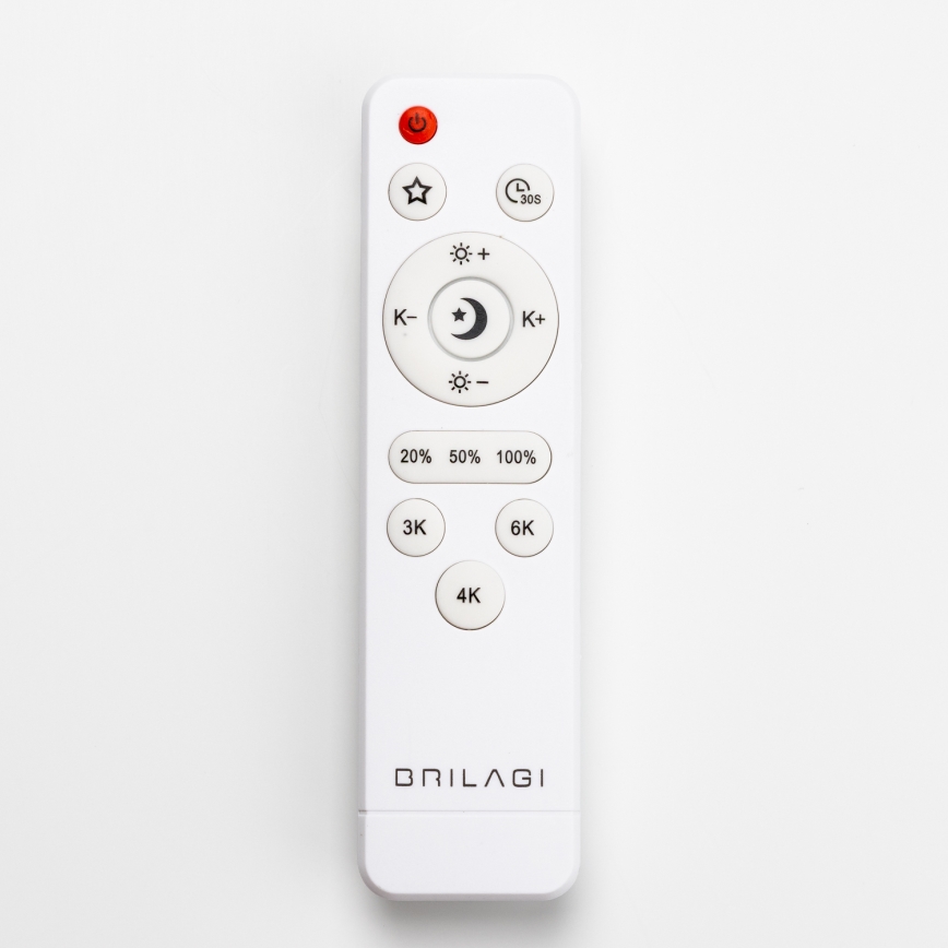 Brilagi - Plafonnier LED à intensité variable PINE  LED/24W/230V + télécommande