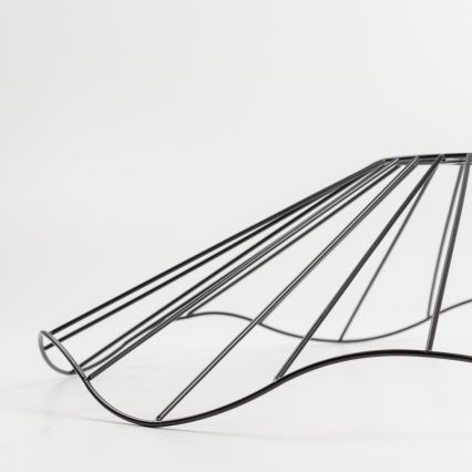 Brilagi - Plafonnier LED à montage en surface CERIA WIRE 1xE27/40W/230V Ø 60 cm noir/chêne