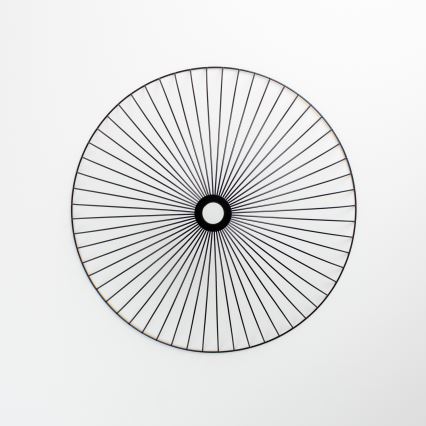 Brilagi - Plafonnier LED à montage en surface CERIA WIRE 1xE27/40W/230V Ø 60 cm noir/chêne