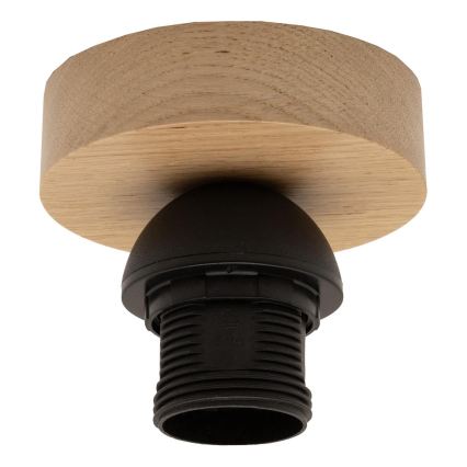 Brilagi - Plafonnier LED affleurant CERIA BOHO 1xE27/40W/230V Ø 70 cm rotin/chêne