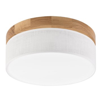 Brilagi - Plafonnier LED BELLADONNA LED/20W/230V Ø 30 cm blanc/chêne