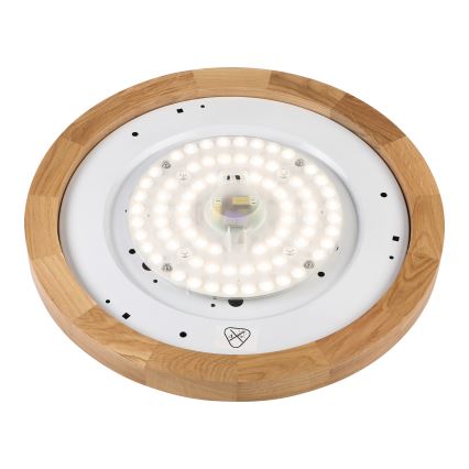 Brilagi - Plafonnier LED BELLADONNA LED/36W/230V ø 40 cm blanc/chêne