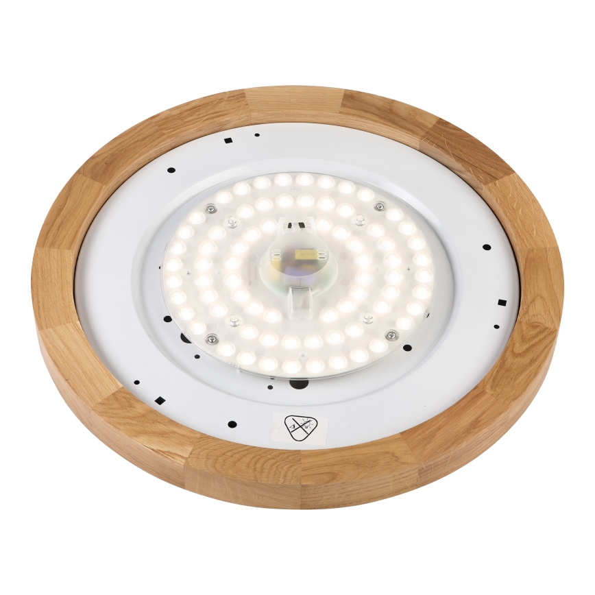 Brilagi - Plafonnier LED BELLADONNA LED/36W/230V ø 40 cm blanc/chêne