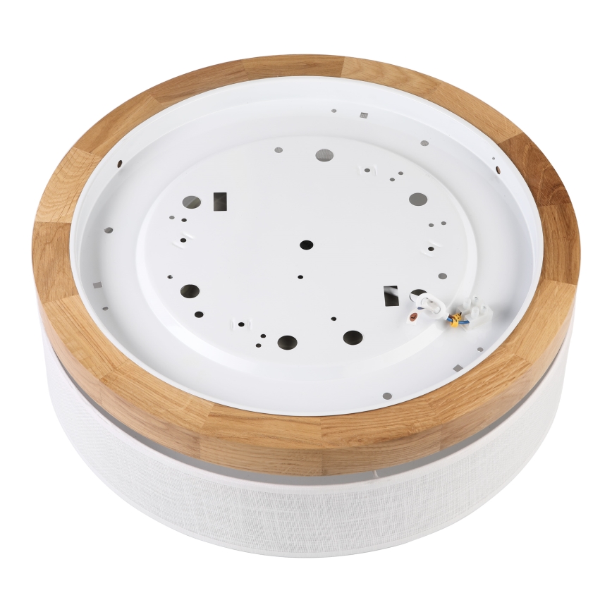 Brilagi - Plafonnier LED BELLADONNA LED/36W/230V ø 40 cm blanc/chêne