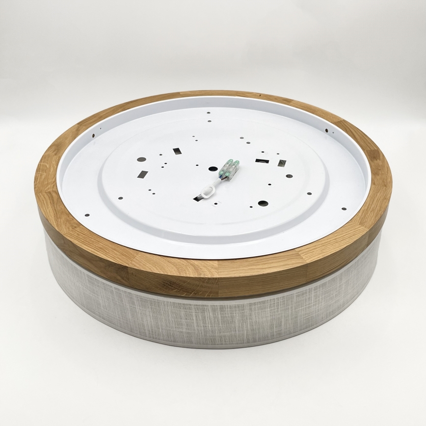 Brilagi - Plafonnier LED BELLADONNA LED/36W/230V ø 50 cm blanc/chêne