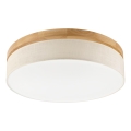 Brilagi - Plafonnier LED BELLADONNA LED/36W/230V Ø 50 cm crème/chêne