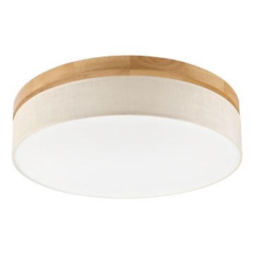 Brilagi - Plafonnier LED BELLADONNA LED/36W/230V Ø 50 cm crème/chêne