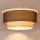Brilagi - Plafonnier LED BOHO ECO 1xE27/10W/230V Ø 40 cm marron/crème