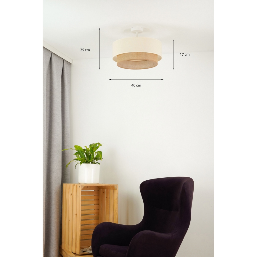 Brilagi - Plafonnier LED BOHO STYLE 1xE27/15W/230V d. 40 cm