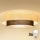 Brilagi - Plafonnier LED BOHO STYLE 3xE27/15W/230V ø 80 cm crème/marron