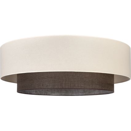 Brilagi - Plafonnier LED BOHO STYLE 3xE27/15W/230V ø 80 cm crème/marron