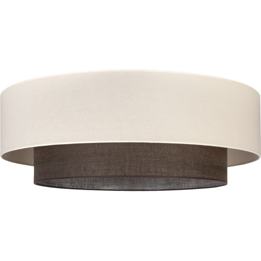 Brilagi - Plafonnier LED BOHO STYLE 3xE27/15W/230V ø 80 cm crème/marron