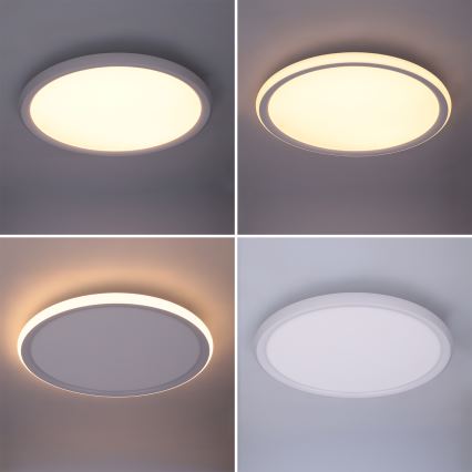 Brilagi - Plafonnier LED CARLOS, 24 W / 230 V, Ø 40 cm, blanc