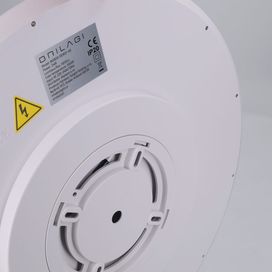 Brilagi - Plafonnier LED CARLOS LED/24W/230V Ø 40 cm blanc