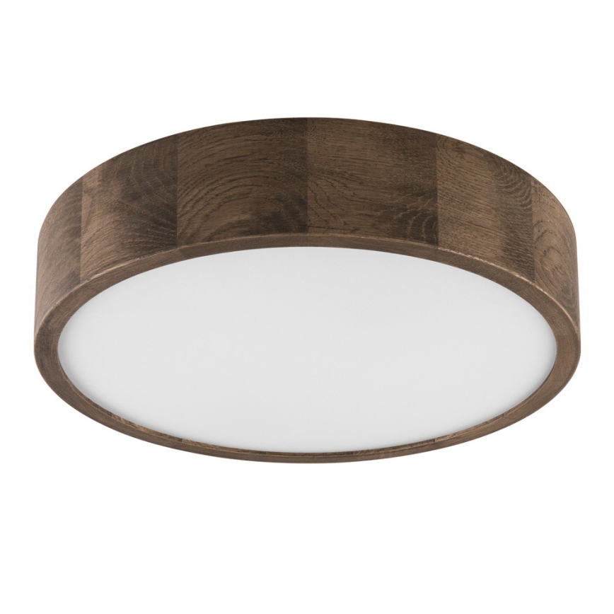 Brilagi - Plafonnier LED CARVALHO 2xE27/15W/230V chêne/noyer Ø 37 cm