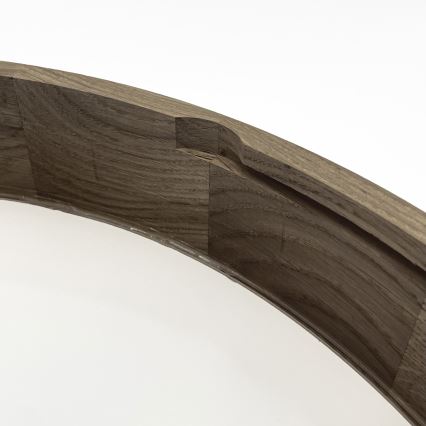 Brilagi - Plafonnier LED CARVALHO 4xE27/60W/230V chêne noyer Ø 57,5 cm