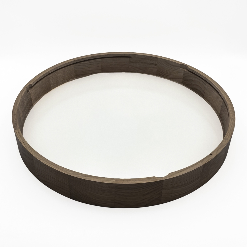 Brilagi - Plafonnier LED CARVALHO 4xE27/60W/230V chêne noyer Ø 57,5 cm