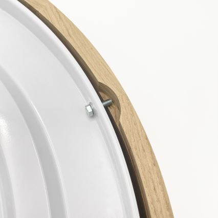 Brilagi - Plafonnier LED CARVALHO 4xE27/60W/230V chêne Ø 57,5 cm