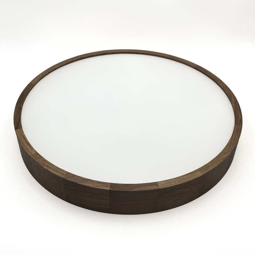Brilagi - Plafonnier LED CARVALHO 4xE27/60W/230V en chêne noyer diamètre 57,5 cm