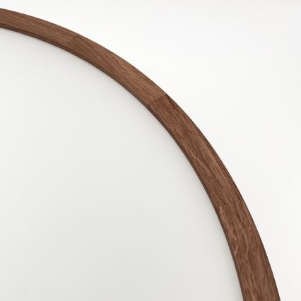 Brilagi - Plafonnier LED CARVALHO 4xE27/60W/230V, finition chêne/cerisier, Ø 57,5 cm