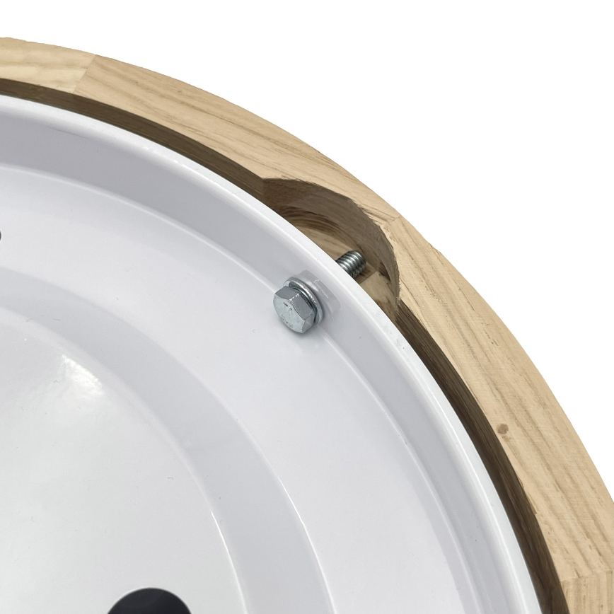 Brilagi - Plafonnier LED CARVALHO LED/20W/230V chêne Ø 27,5 cm