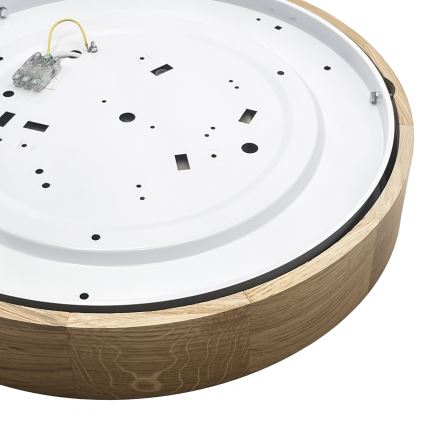 Brilagi - Plafonnier LED CARVALHO LED/36W/230V chêne Ø 47,5 cm