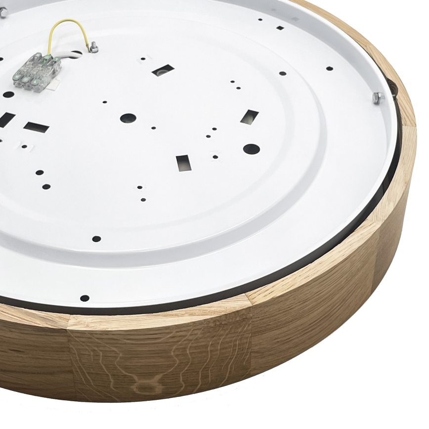 Brilagi - Plafonnier LED CARVALHO LED/36W/230V chêne Ø 47,5 cm