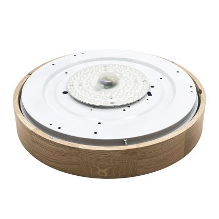 Brilagi - Plafonnier LED CARVALHO LED/36W/230V chêne Ø 47,5 cm