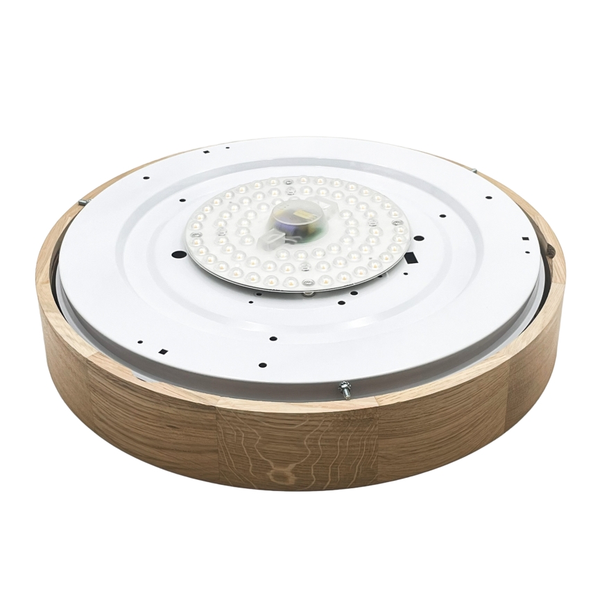 Brilagi - Plafonnier LED CARVALHO LED/36W/230V chêne Ø 47,5 cm